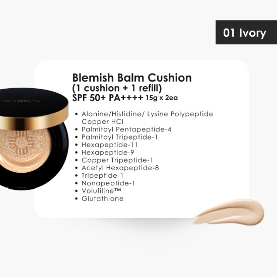 Skin Caring Blemish Balm Cushion / Ivory